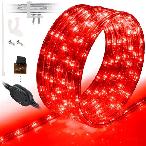 WYZworks 1116LEDs 50ft LED Rope Light Connectable Waterproof