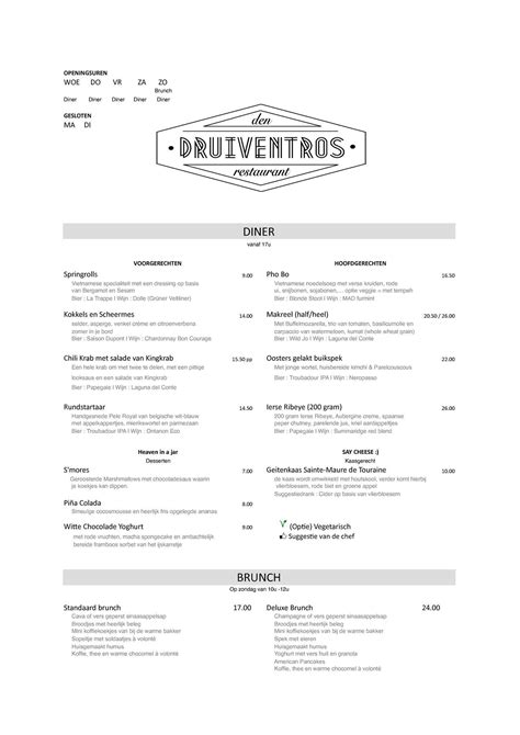 Menu At Restaurant Jaro Antwerp Verschansingstraat 10