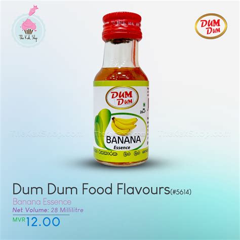 Dum Dum Flavours Banana Essence 28ml 5614 The Kek Shop