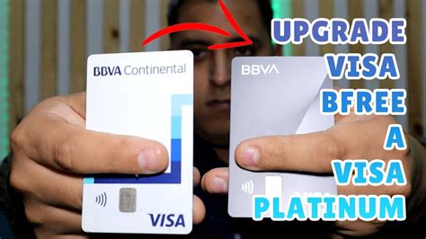 🔺 Upgrade 💳 Tarjeta Bbva Visa Bfree A Visa Platinum Youtube