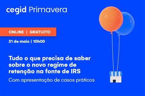 O novo regime de retenção na fonte de IRS Entrar neste evento