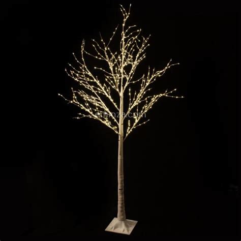 Bouleau Lumineux Lucidum Micro Led H Cm Blanc Chaud Sapin Et Arbre