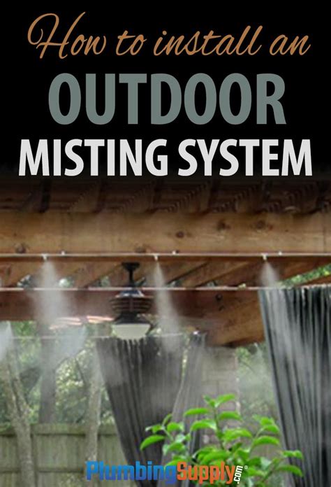 How To Install An Outdoor Misting System