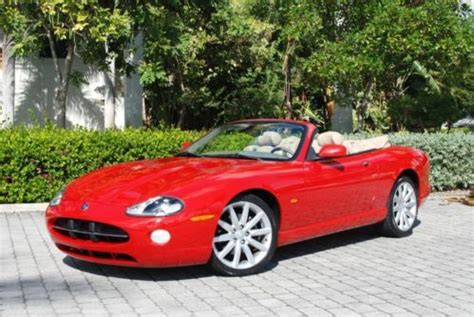 Buy used 2005 Jaguar XK8 Convertible RARE SALSA RED over IVORY Leather Alpine 6-CD 19in in Fort ...