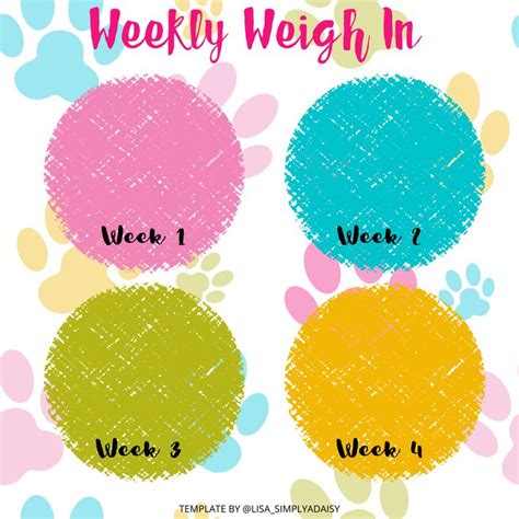 Pin On Weight Loss Trackers Templates