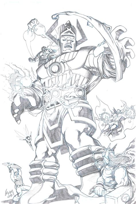 Everyone Vs Galactus By Wrathofkhan On Deviantart