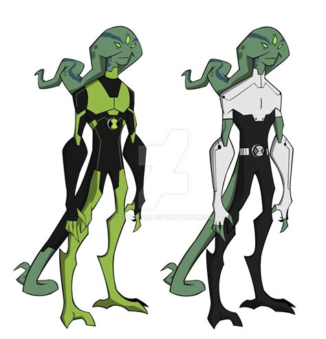 Neurolizard Ben 10 In Uxorite Form Genrexstyle By Zimonini Ben 10