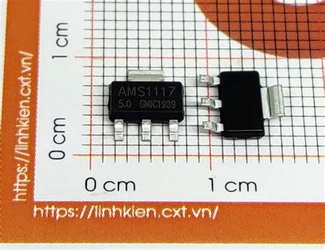 Cxtvn Từ ý Tưởng đến Sản Phẩm Ams1117 50 Ic ổn áp 5v 1a Sot 223