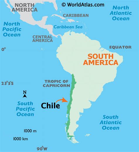 Map of Chile - Thong Thai Real