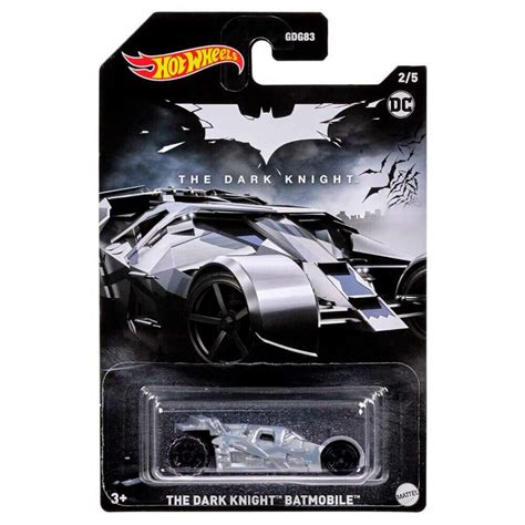 Hot Wheels Collector Veículos Batman 1 64 Batmovel The Dark Night HMV72 HLK45 Games Toys