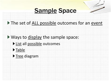 PPT Constructing Sample Spaces Using Lists And Tree Diagrams