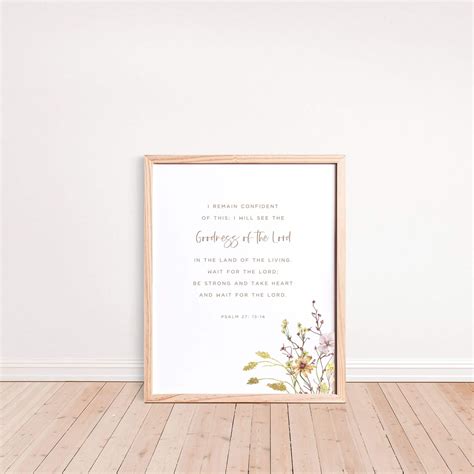 Psalm 27 Wall Art – Good Prints Collective