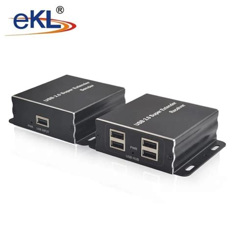 EKL USB Extender 100m 4 ports USB Extender USB 2.0 HUB Extender Via ...