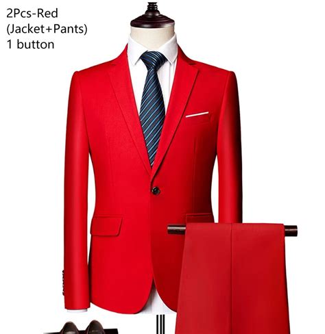 Suits For Men Blazers 2 Set Wedding Elegant 3 Pieces Luxury Business