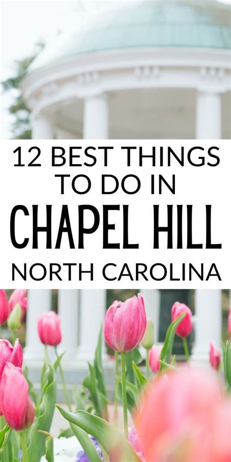 Old Well In Chapel Hill Nc And Pink Tulips Usa Travel Guide Travel Usa Europe Travel