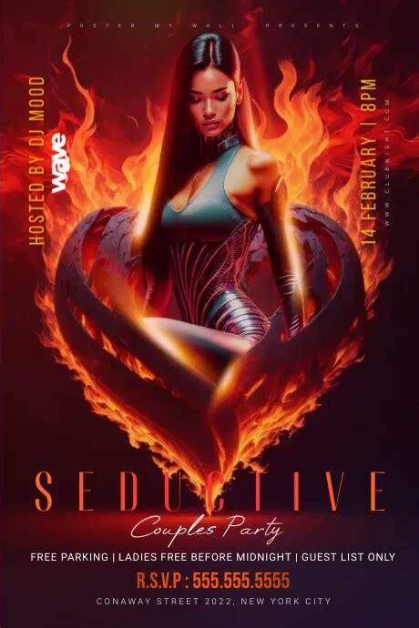 Sexy Night Club Party Poster Template Postermywall