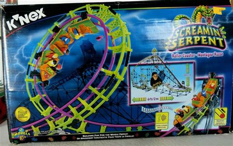 K Nex Original Screamin Serpent Roller Coaster Construction