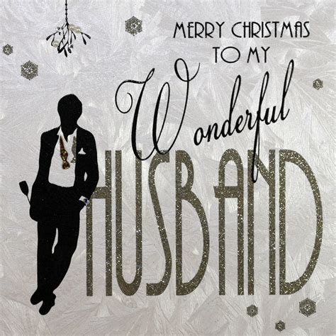 To My Wonderful Husband - Handmade Christmas Card - XB17 - Tilt Art