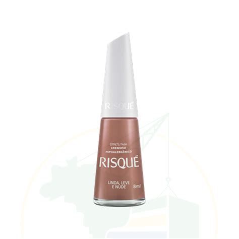 Esmalte Risqué Linda Leve e Nude 8ml