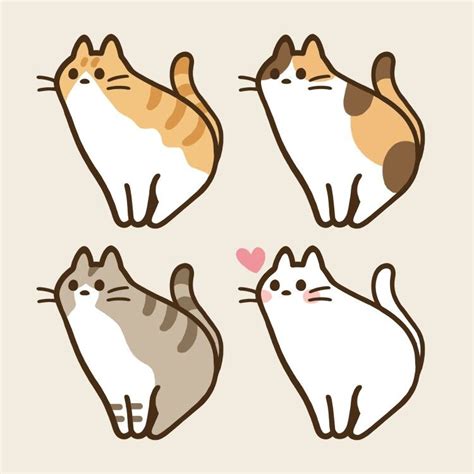 Cat Illustration Cute Cat Drawing Cats Illustration Cat Art