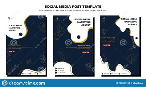 Social Media Post Template Modern Design For Digital Marketing Online