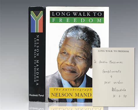 Long Walk To Freedom The Autobiography Of Nelson Mandela By Mandela Nelson 1994 Signed By