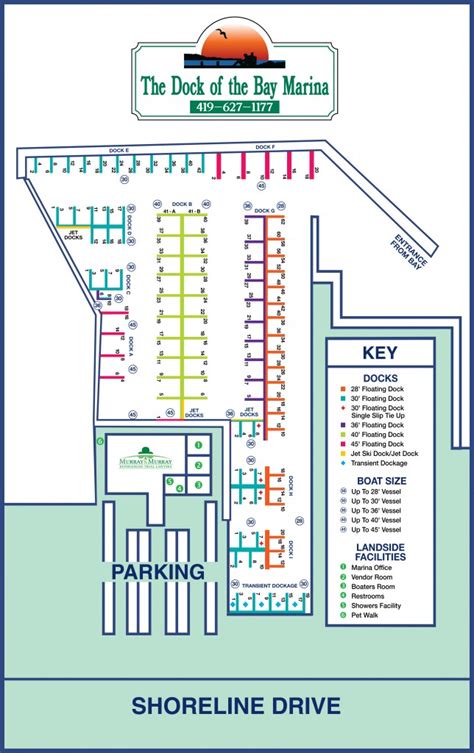 Facilities Map | Dock of the Bay Marina