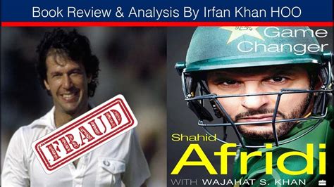 Shahid Afridi Book Review Game Changer By Irfan Khan Hoo Youtube