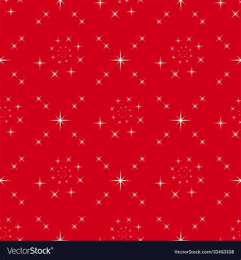 Red And White Stars Background