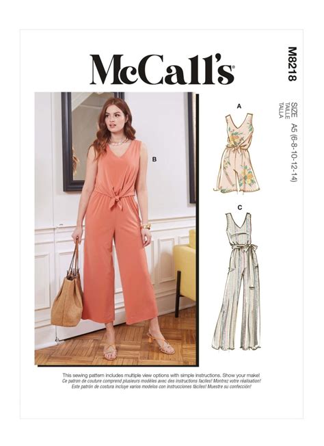 McCalls Sewing Pattern M8285 Misses Top And Dresses Sewdirect