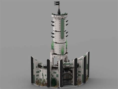 Lego Moc Play Scale Minas Morgul By Tree Beard6 Rebrickable Build