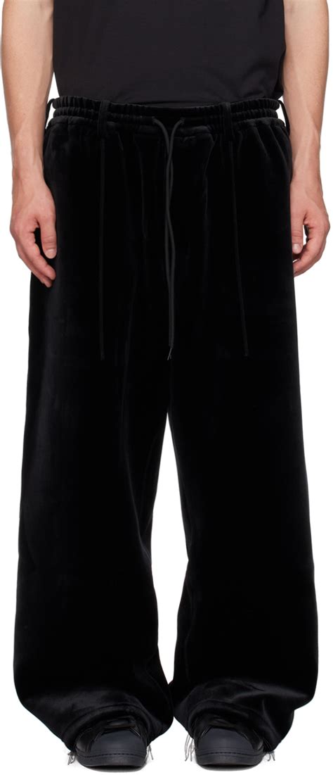 Y 3 Black Drawstring Sweatpants Y 3