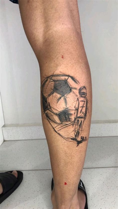 Tatuagem De Futebol Número 7 Tatuajes Tatuajes Futbol