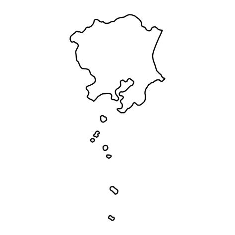 Kanto map, Japan region. Vector illustration 11960643 Vector Art at ...