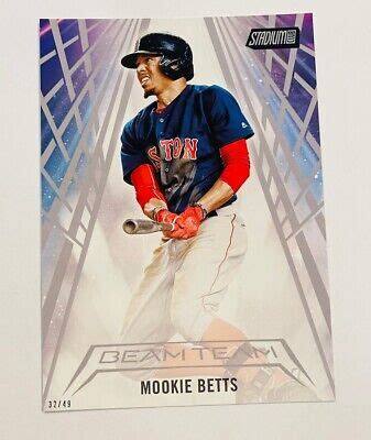 2018 Stadium Club Beam Team Topps Online Exclusive 5 X 7 49 Mookie