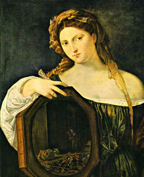 Titian Tiziano Vecellio Vanity Of The World Renaissance