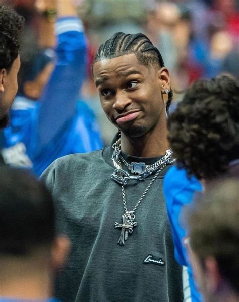 Pin On Shai Gilgeous Alexander Cornrow Braids Men Cornrow Hairstyles