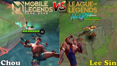 Mobile Legends Vs League Of Legends Wild Rift Skill Herochampions