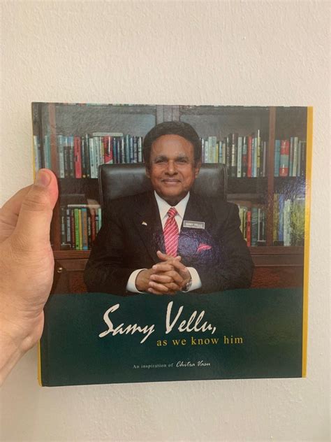 Hardcover Coffee Table Book Samy Vellu As We Know Him By Chitra Vasu