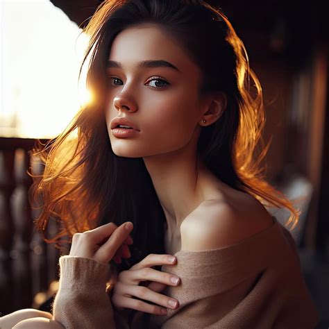 Premium Ai Image Fashion Interior Photo Of Beautiful Sensual Woman