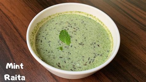 Pudina Raita Mint Raita Recipe Quick Refreshing Recipe Summer