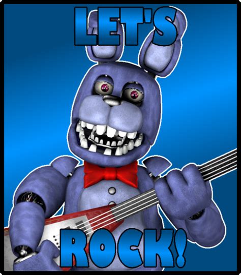 Fnafc4d Unwithered Bonnie Poster Remake By Freddypizza13 On Deviantart