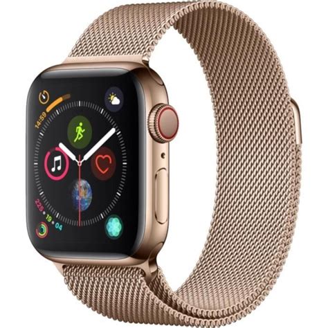 Apple Watch Series 4 GPS Cellular 40mm Bo Tier En Acier Inoxydable