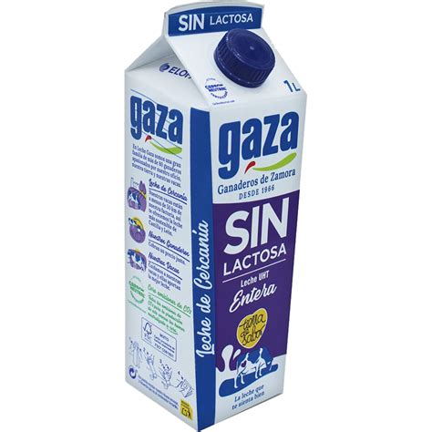 Leche Entera Uht Sin Lactosa Brik L Gaza Supermercado El Corte Ingl S