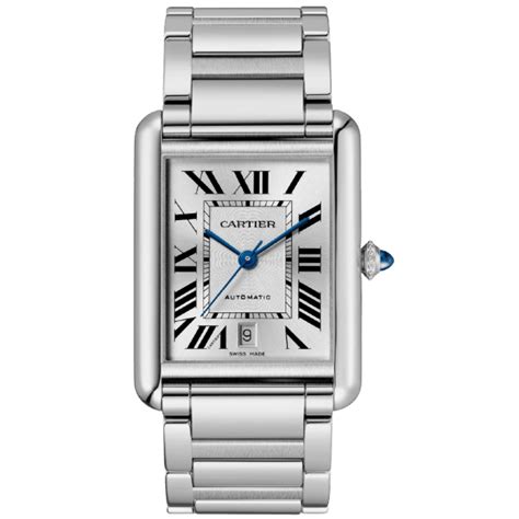 Cartier Tank Must Extra Large Silver Dial Steel Men S Watch Wsta