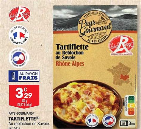 Promo Tartiflette Pays Gourmand Chez Aldi ICatalogue Fr