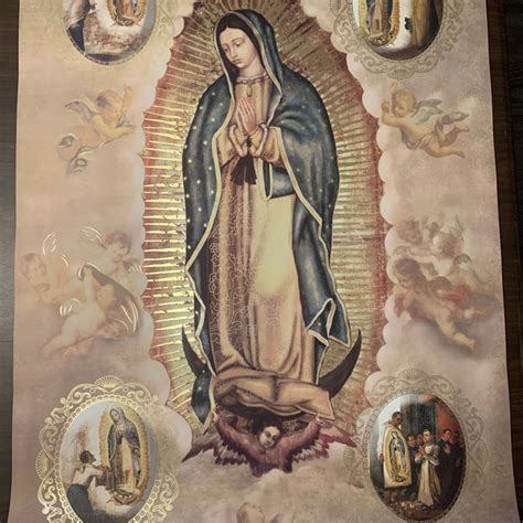 Our Lady Of Guadalupe Print Etsy