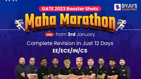 GATE 2023 Maha Marathon For EE ECE IN CS 12 Days Complete Revision