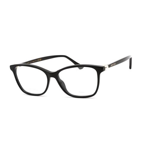 Jimmy Choo Jc377 Eyeglasses Black Clear Lens Lyst