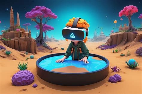 Premium Photo The Sandbox Land Avatars In The Metaverse In The